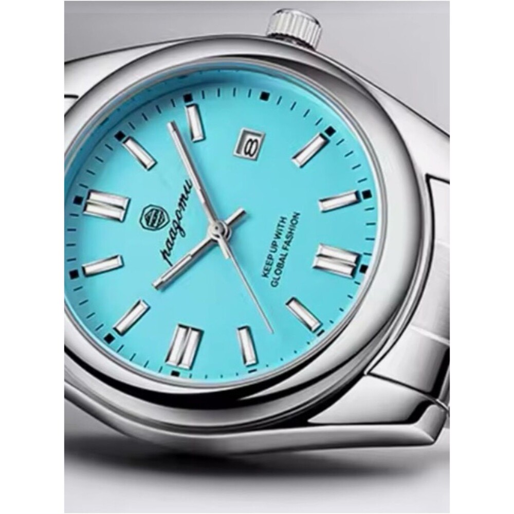 Blue Dial Stainless Steel